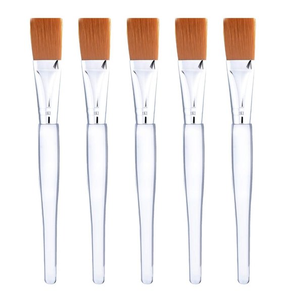 Facial Mask Brush Makeup Brushes Cosmetic Tools with‎ Clear Plastic Handle - Picture 1 of 16